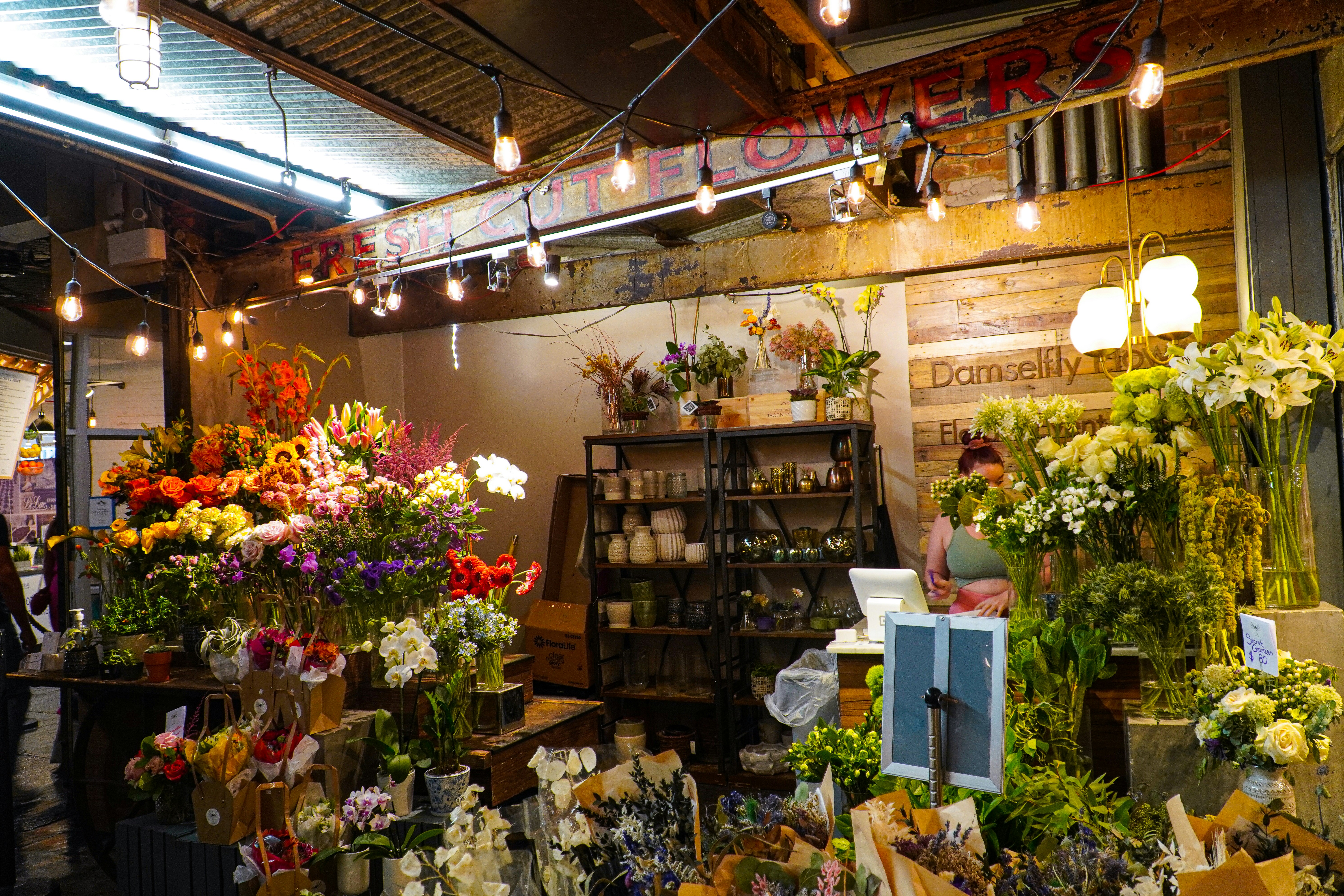 The Flower District neighborhood in NYC
