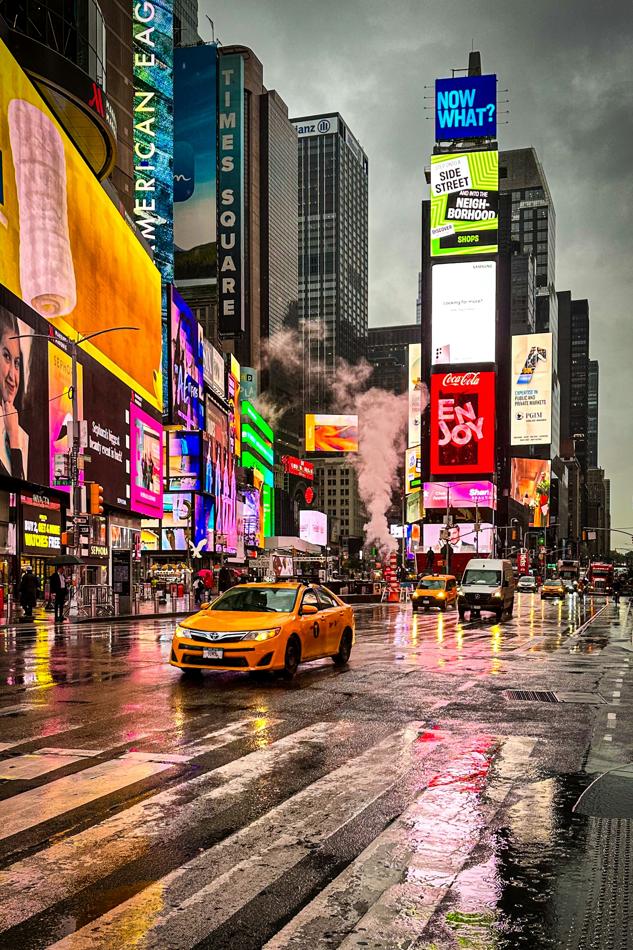 Times Square neighborhood in NYC